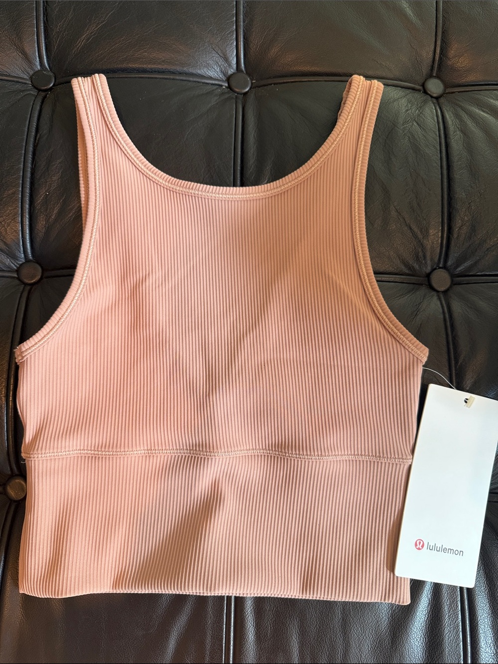 Lululemon  Ribbed Crop Tank - Blush